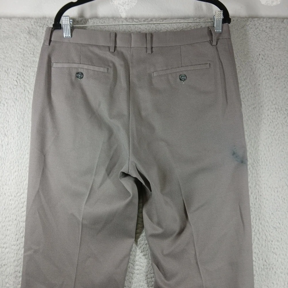 Banana Republic Tailored Slim Fit‎ Non-Iron Chino Dress Pants 33x34 Brown